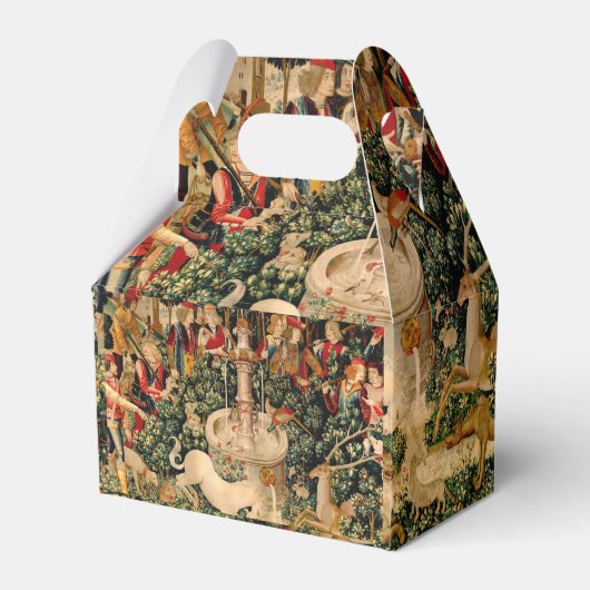 ユニコーンのタペストリーが伝説の神話を見つけた フェイバーボックス (正面サイド)