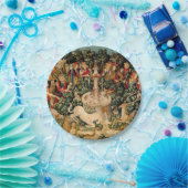 ユニコーンのタペストリーが伝説の神話を見つけた ペーパープレート (パーティー)