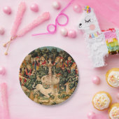 ユニコーンのタペストリーが伝説の神話を見つけた ペーパープレート (パーティー)