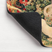 ユニコーンのタペストリーが伝説の神話を見つけた マウスパッド (コーナー)