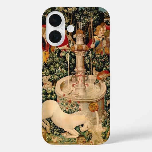 ユニコーンのタペストリーが伝説の神話を見つけた Case-Mate iPhoneケース (裏面)