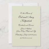 ユニコーンのタペストリー 中世クラシック 狩猟を守る 招待状 (裏面)