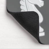 ユニコーンのチェスの騎士 マウスパッド (コーナー)