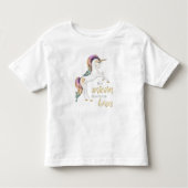 ユニコーンのティーが常にあって下さい トドラーTシャツ (正面)
