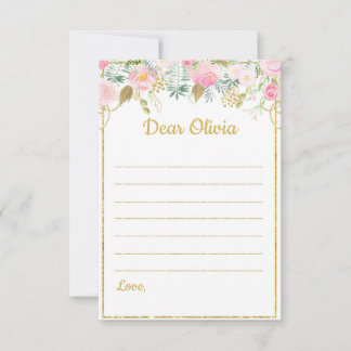 ユニコーンのテーマのタイムカプセルのノート ノートカード