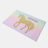 ユニコーンのドア・マット24" x 36" ドアマット (アングル)