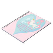 ユニコーンのノート ノートブック (左側)