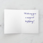 ユニコーンのハッピーバースデーカード カード (内部)