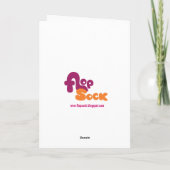 ユニコーンのバースデー・カード カード (裏面)