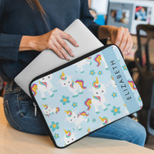 ユニコーンのパターン，かわいいユニコーン，あなたの名前