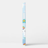 ユニコーンのパターン,かわいいユニコーン,あなたの名前 Case-Mate iPhoneケース (裏面 / 右)