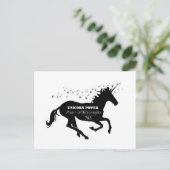 ユニコーンのパワー偽の数式おもしろい ポストカード (スタンド正面)