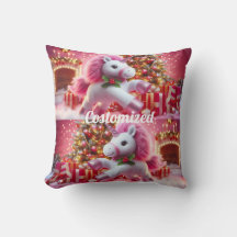 ユニコーンのピンクのメリークリスマス