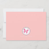 ユニコーンのプリンセス 招待状 (裏面)