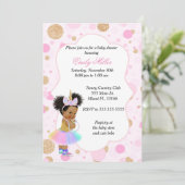 ユニコーンのベビーシャワーの招待状のヴィンテージ2 招待状 (スタンド正面)