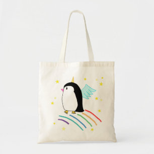 ユニコーンのペンギンのUniguinの魔法のバッグ トートバッグ