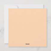 ユニコーンのホリデーカード シーズンカード (裏面)