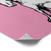 ユニコーンのポスターのサインが付いたレプおもしろいガエル ポスター (角)