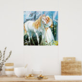 ユニコーンのポスター ポスター (キッチン)