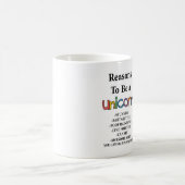 ユニコーンのマグがある理由 コーヒーマグカップ (中央)