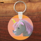 ユニコーンのムーンストーン キーホルダー (正面)