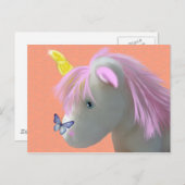 ユニコーンのムーンストーン ポストカード (正面/裏面)