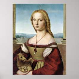 ユニコーンのレディ – Raphael - c1506 ポスター
