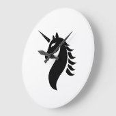 ユニコーンのロゴクロック ラージ壁時計 (傾斜)