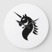 ユニコーンのロゴクロック ラージ壁時計 (正面)