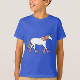 ユニコーンのローラースケート Tシャツ