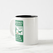 ユニコーンの不用な印 ツートーンマグカップ (正面左)