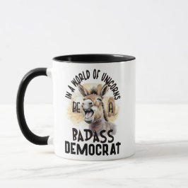 ユニコーンの世界でデモクラットを貫く マグカップ