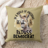 ユニコーンの世界で悪党の民主党員 クッション (ブランケット)