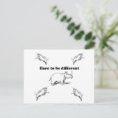 ユニコーンの中でRhinoは漫画であろうとする違う ポストカード (スタンド正面)