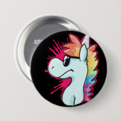 ユニコーンの代理店ボタン 缶バッジ (正面&裏面)