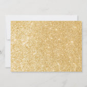 ユニコーンの冬の誕生日お礼カード(写真付き) 招待状 (裏面)