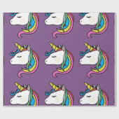 ユニコーンの包装紙 ラッピングペーパー (フラット)