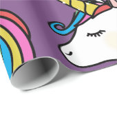 ユニコーンの包装紙 ラッピングペーパー (ロールコーナー)