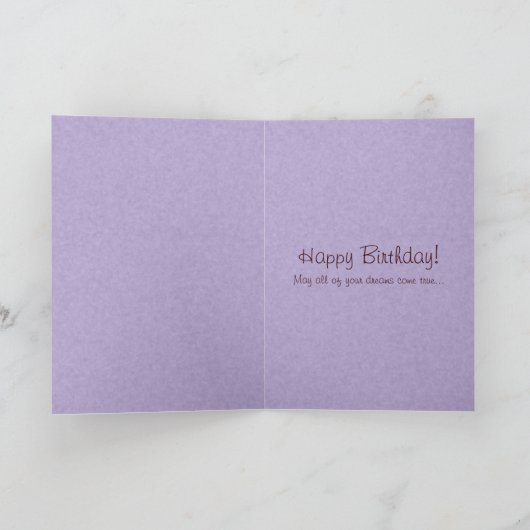 ユニコーンの友人ピクセル芸術 カード (内部)