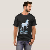 ユニコーンの友達を救え ギフト Tシャツ (正面フル)
