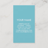 ユニコーンの名刺の青 名刺 (裏面)