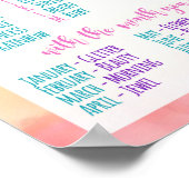 ユニコーンの名前 ポスター (角)