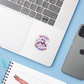 ユニコーンの喜びと魔法 シール (ノートパソコンとiPhone)