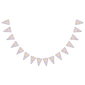 ユニコーンの夢のカスタムなパーティーの旗布は旗に印を付けます バンティングフラッグ (全)