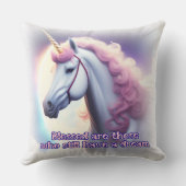 ユニコーンの夢 クッション (裏面)