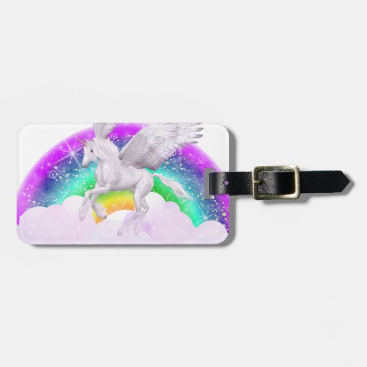 ユニコーンの夢 ラゲッジタグ (正面横)