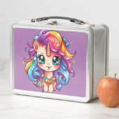 ユニコーンの夢：学校に戻る メタルランチボックス (インサイチュ)