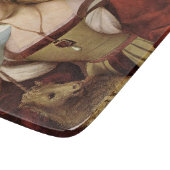 ユニコーンの女性のポートレート（ラファエル） カッティングボード (角)