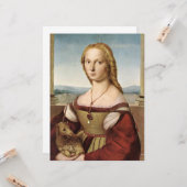 ユニコーンの女性のポートレート（ラファエル） カード (正面/裏面インサイチュ)