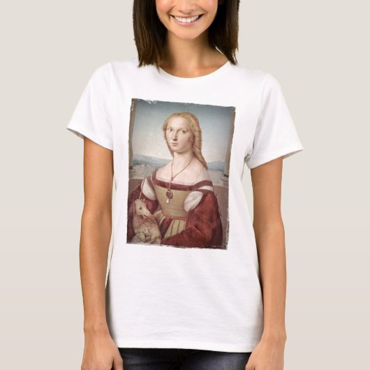 ユニコーンの女性 Tシャツ (正面)